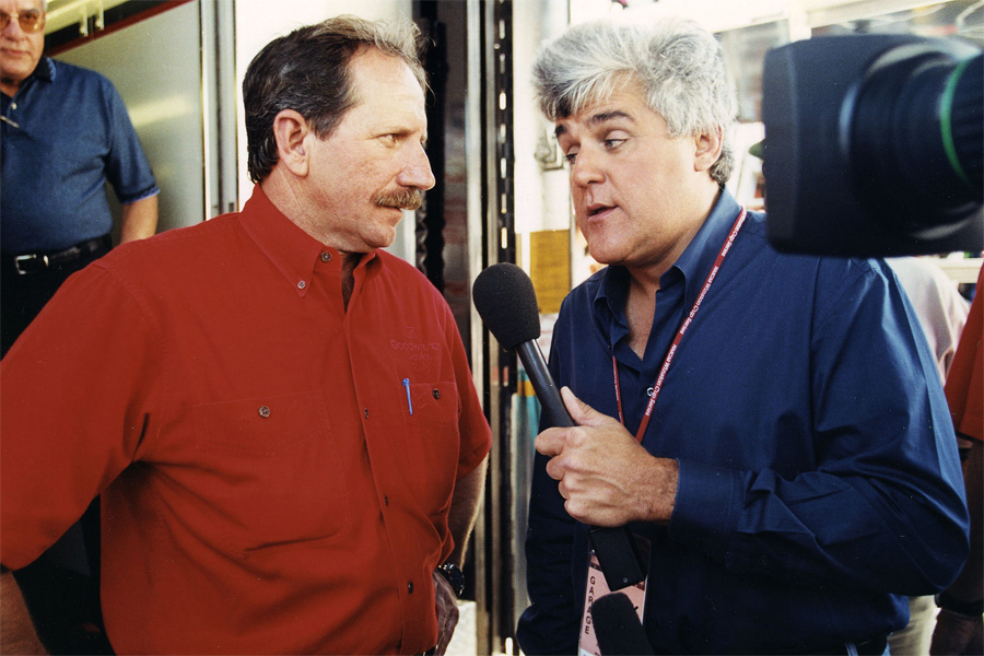 jay leno and dale earnhardt sr