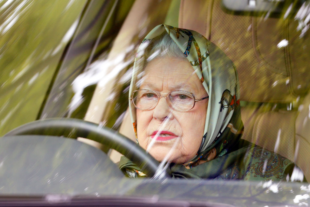 Queen Elizabeth Drives Without A License