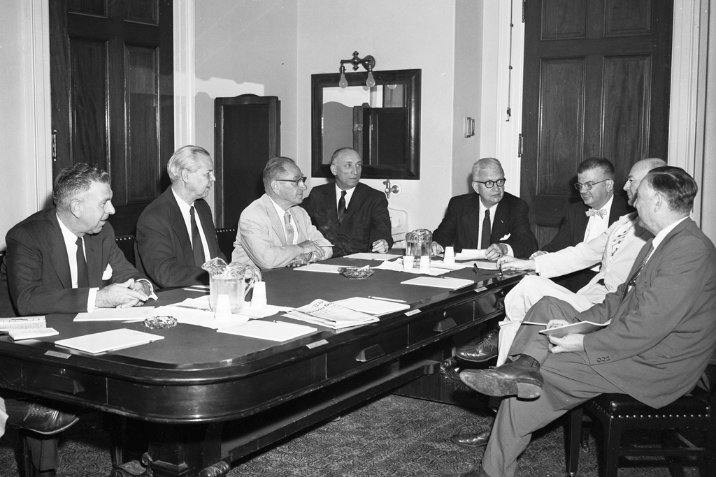 house unamerican activities committee meeting in progress
