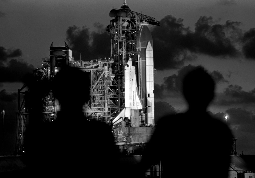 challenger wreckage stored in silos