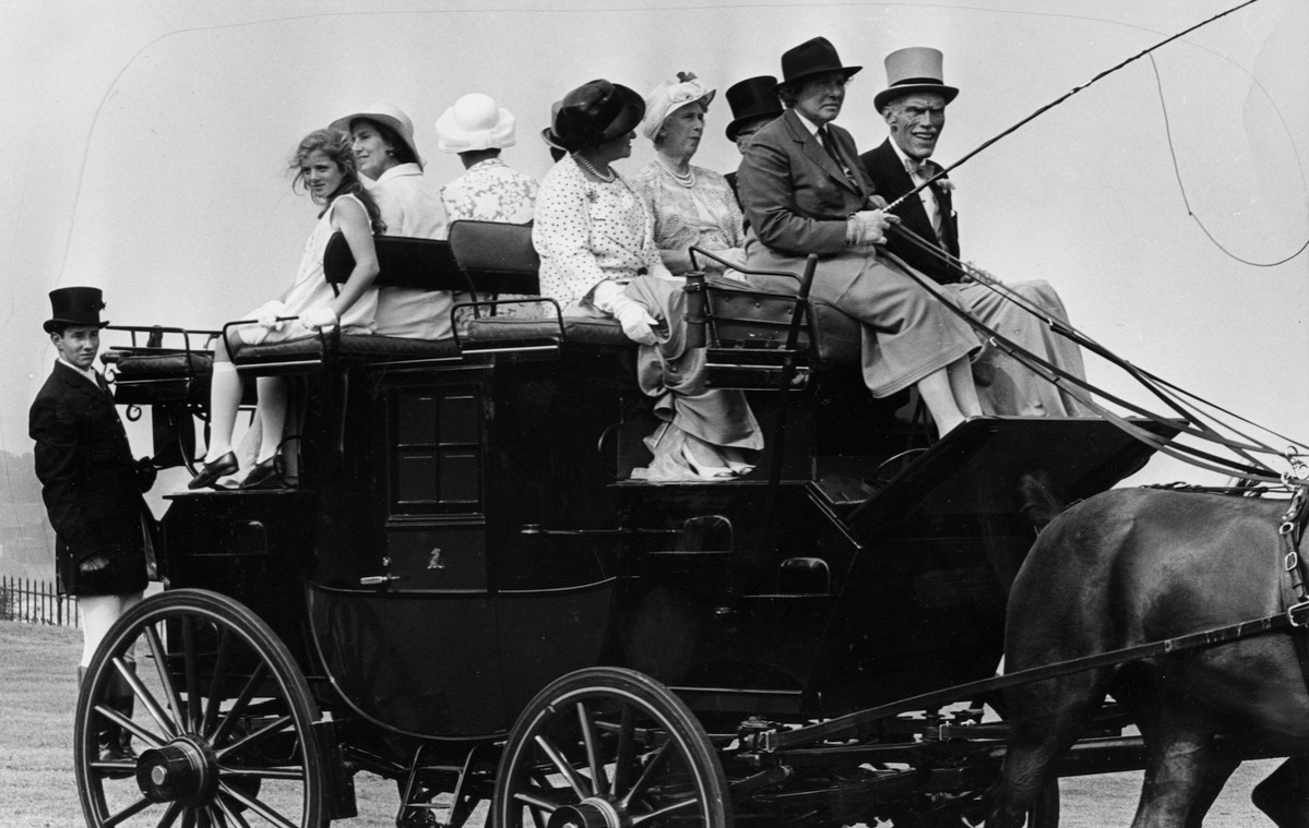 Caroline Kennedy In 1968 horse-drawn carriage