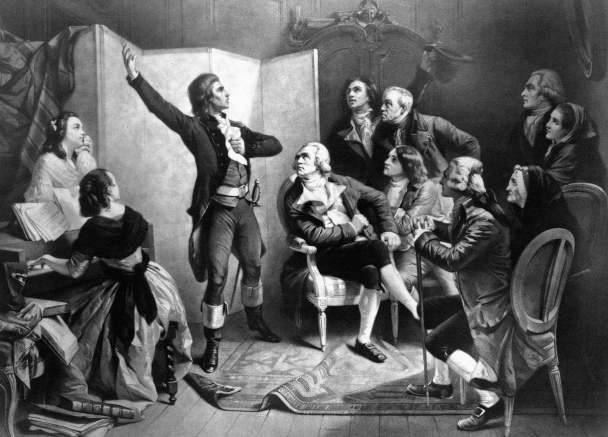 Rouget de Lisle chantant la Marseillaise singing party etiquette twentieth century nineteenth century