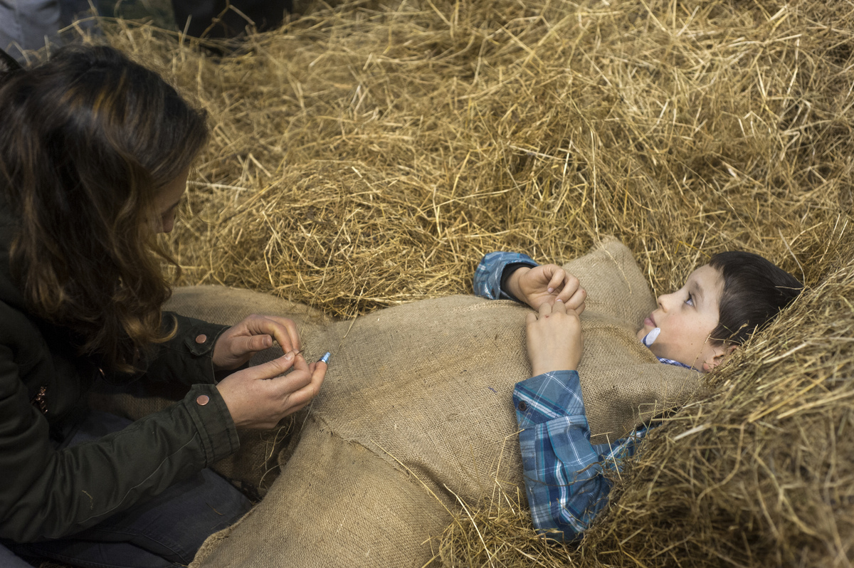 straw floor