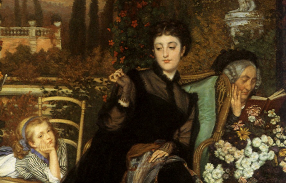 Widow, A (Une Veuve) Tissot, James Jacques Joseph, 1868 Victorian swear words