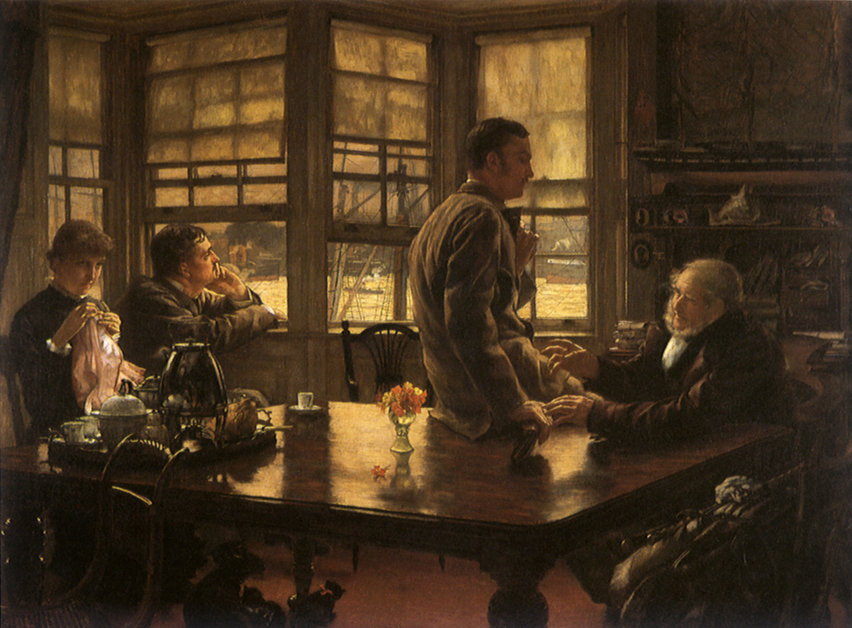 Prodigal Son in Modern Life, The: The Departure Tissot, James Jacques Joseph, 1882 .