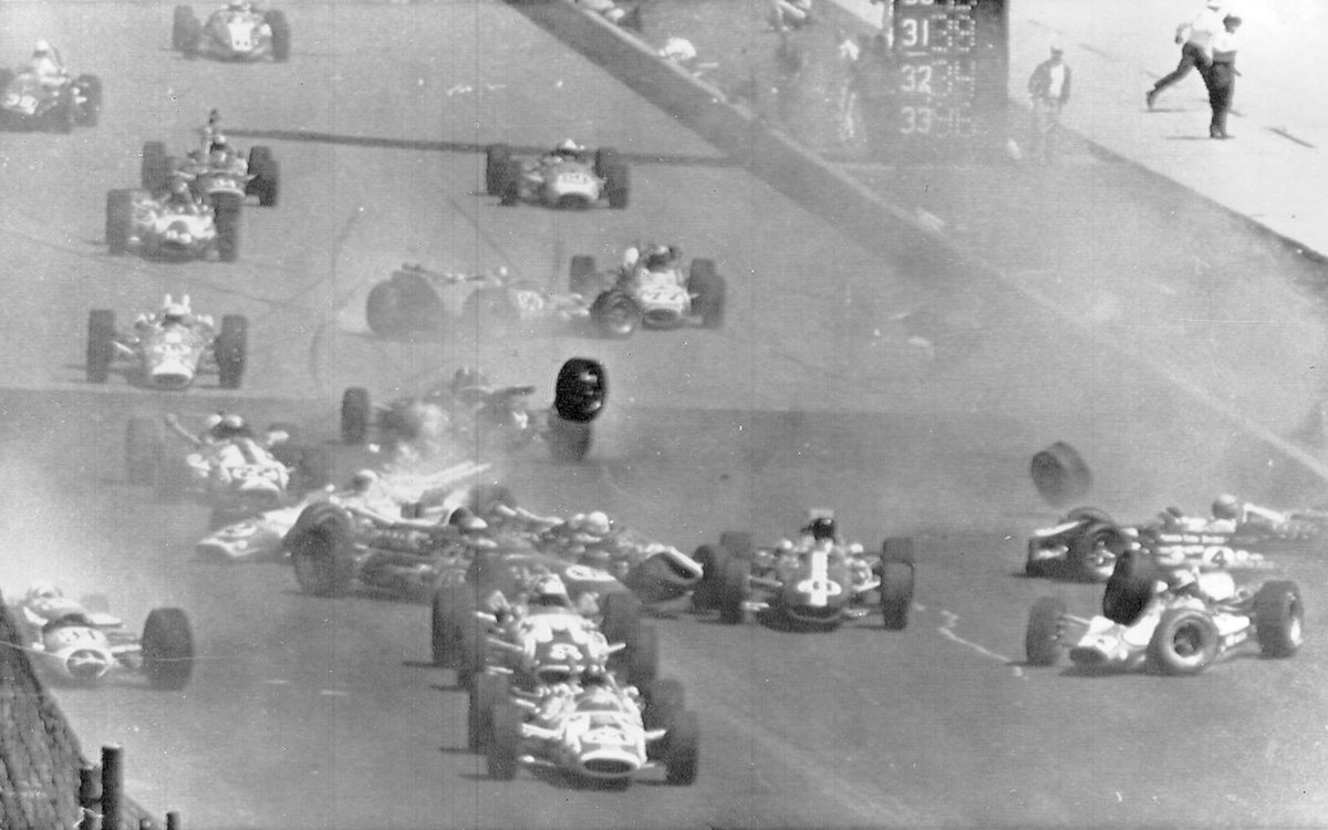 big crash indy 500 records