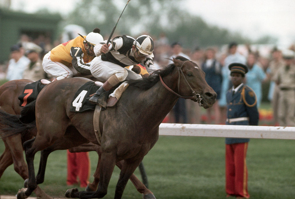 Kentucky Derby Number Four racing number 7