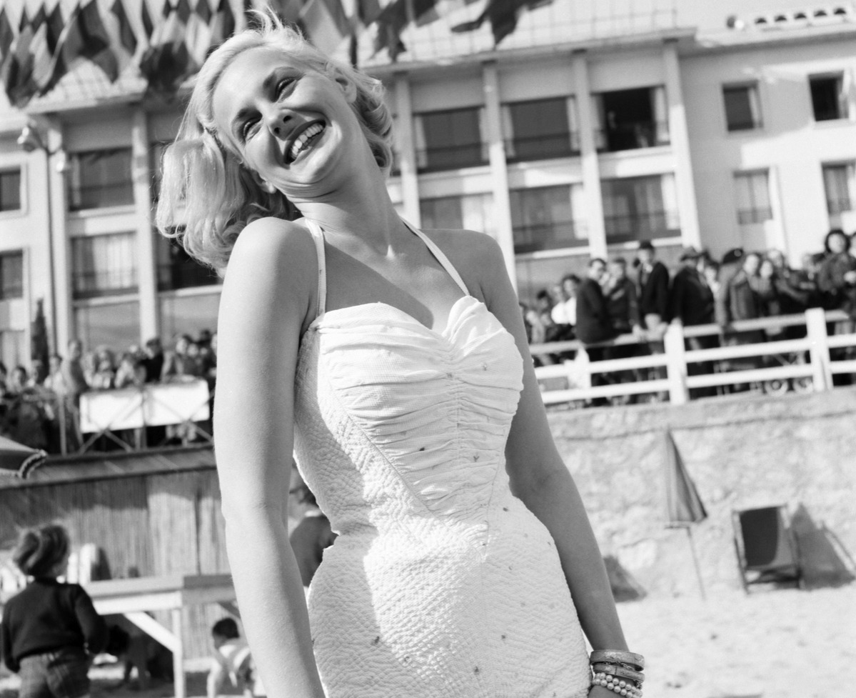 Cannes Film Festival 1953. Actress Roxanne Tunis.