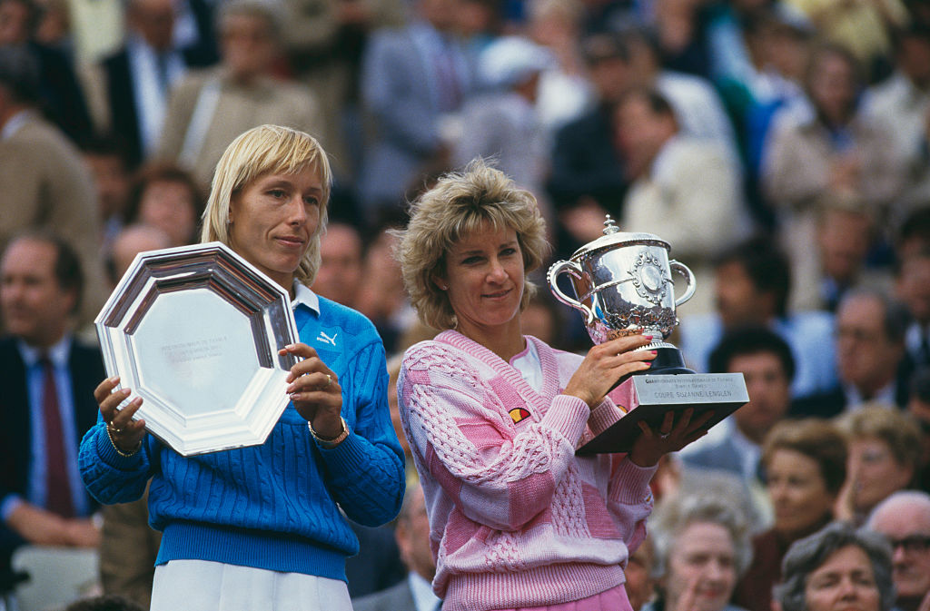 Chris Evert def. Martina Navratilova 2-6, 6-3, 6-3