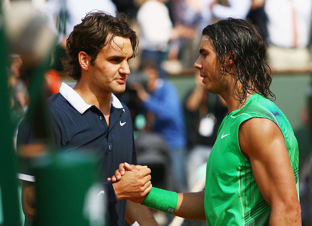2008: Rafael Nadal def. Roger Federer 6-1, 6-3, 6-0
