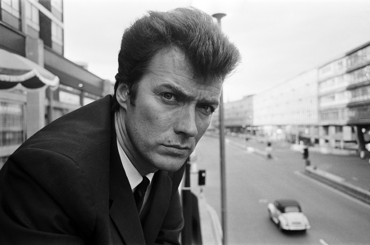 Clint Eastwood at the Albany Hotel on Smallbrook Queensway, Birmingham, 5th June 1967.