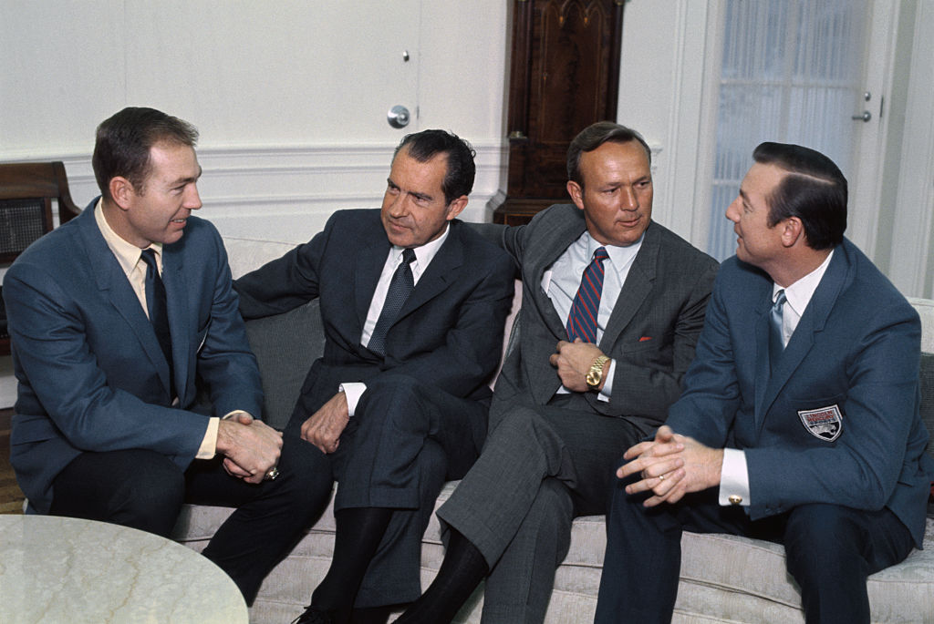 bart starr and richard nixon meeting in DC for the first time