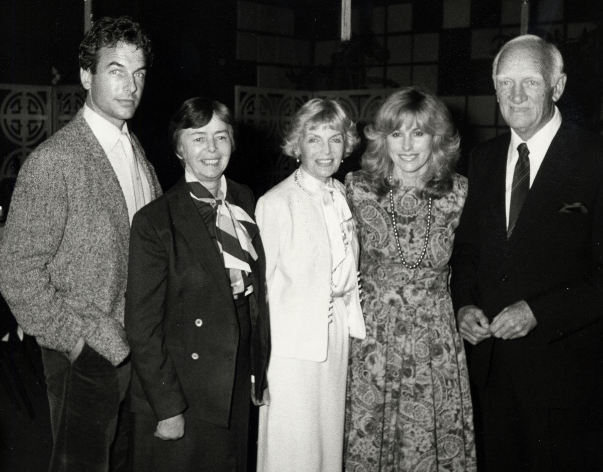 Mark Harmon, Kelly Harmon, Elyse Harmon, Kristin Harmon and Tom Harmon
