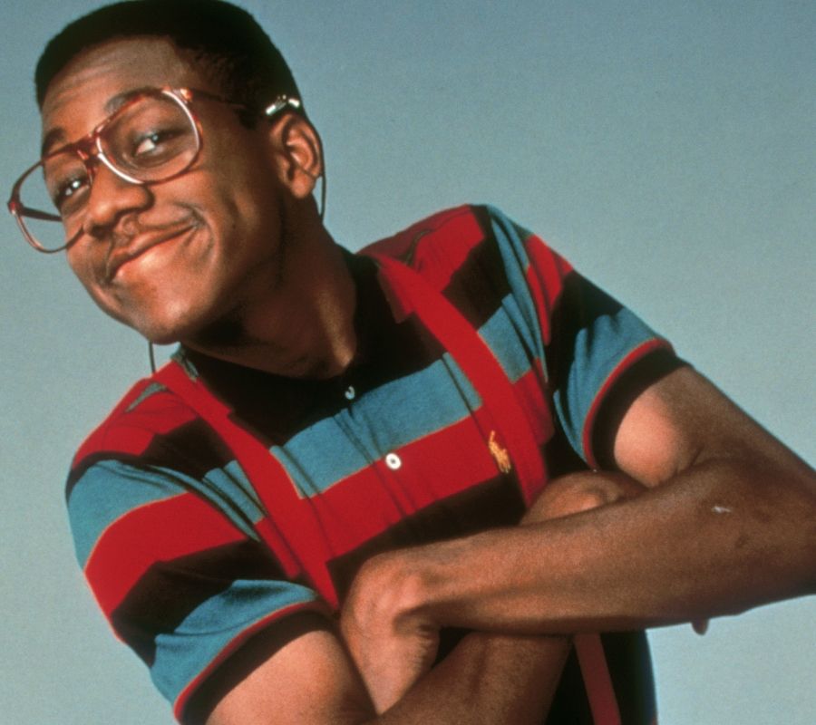 steve urkel posing