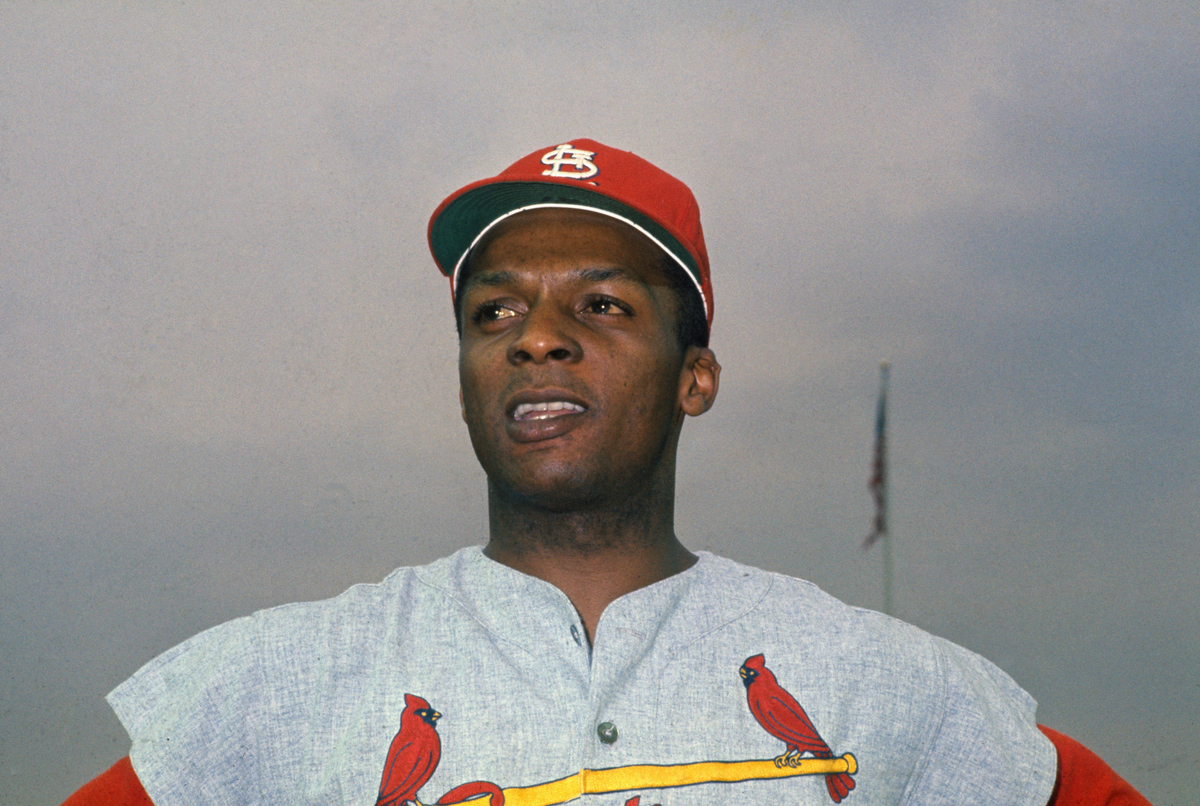 Kurt Flood Posing in Uniform