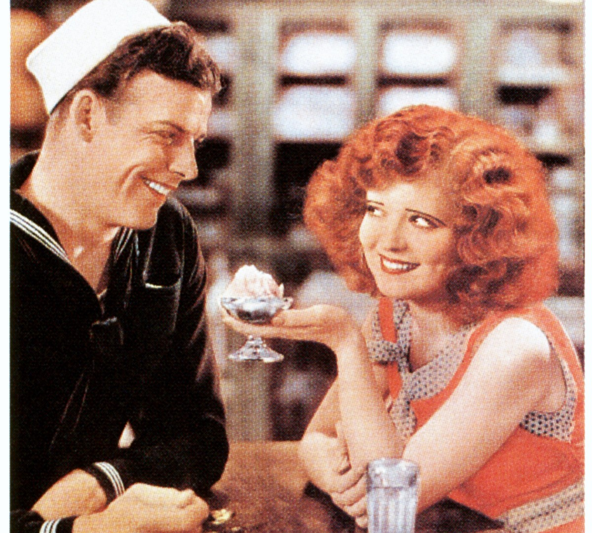 True To The Navy, lobbycard, right: Clara Bow on jumbo lobbycard, 1930. 