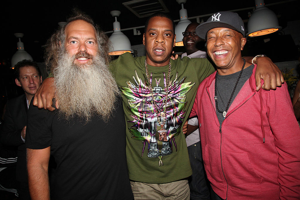 Rick Rubin, Jay Z and Russell Simmons