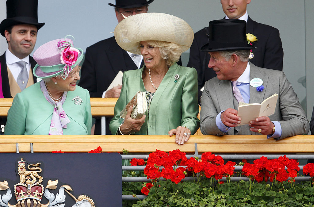 Queen Elizabeth II, Camilla, Duchess of Cornwall and Prince Charles, Prince of Wales
