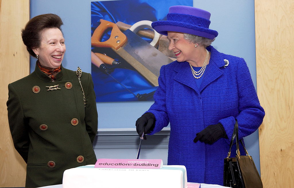 Queen Elizabeth II And Princess Anne Highlighting The Achievements Of Women To Mark International Women's Day