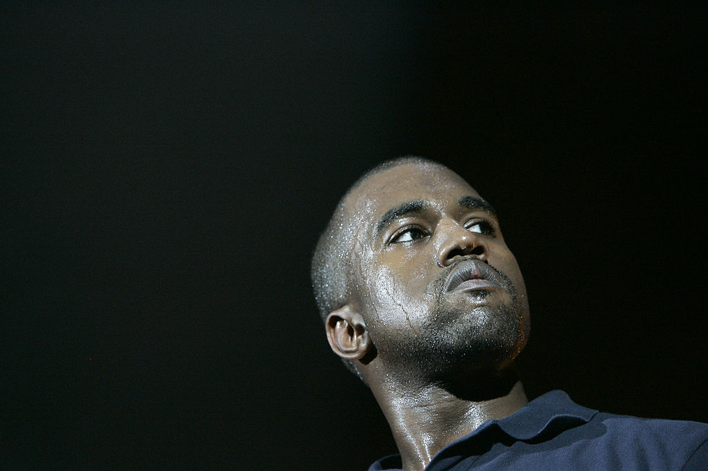Kanye West during Kanye West Kicks Off His US Tour