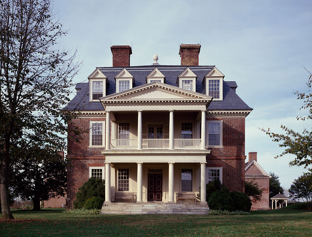 a view of the shirley plantation
