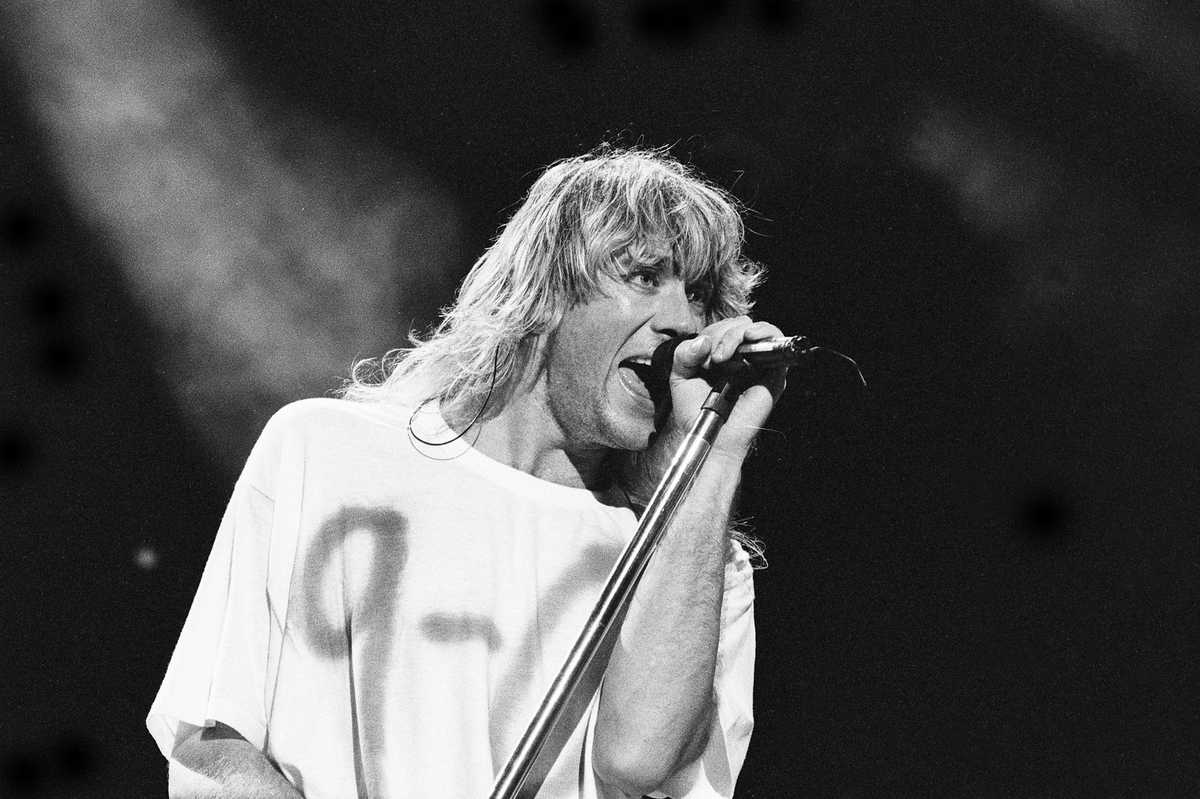a photo of joe elliott performing