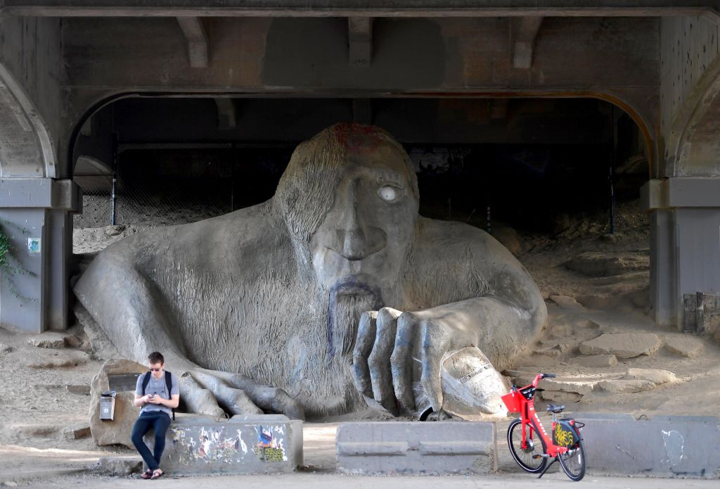 troll under a bridge