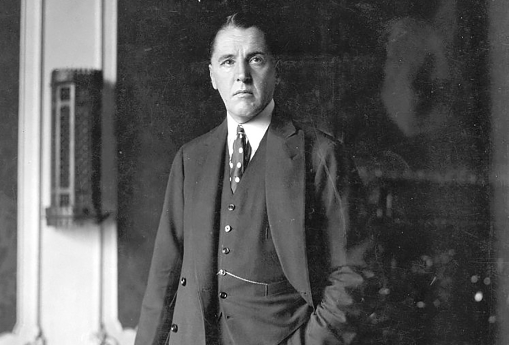 Frederick Edwin Smith posing