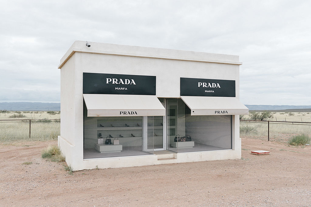 prada store in the middle of nowhere