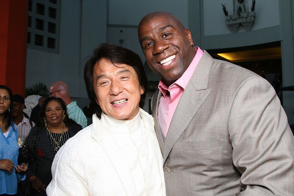 jackie chan magic johnson