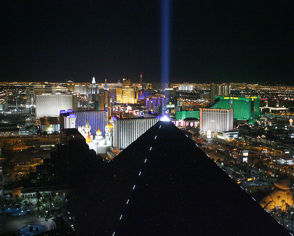 skyline at night 