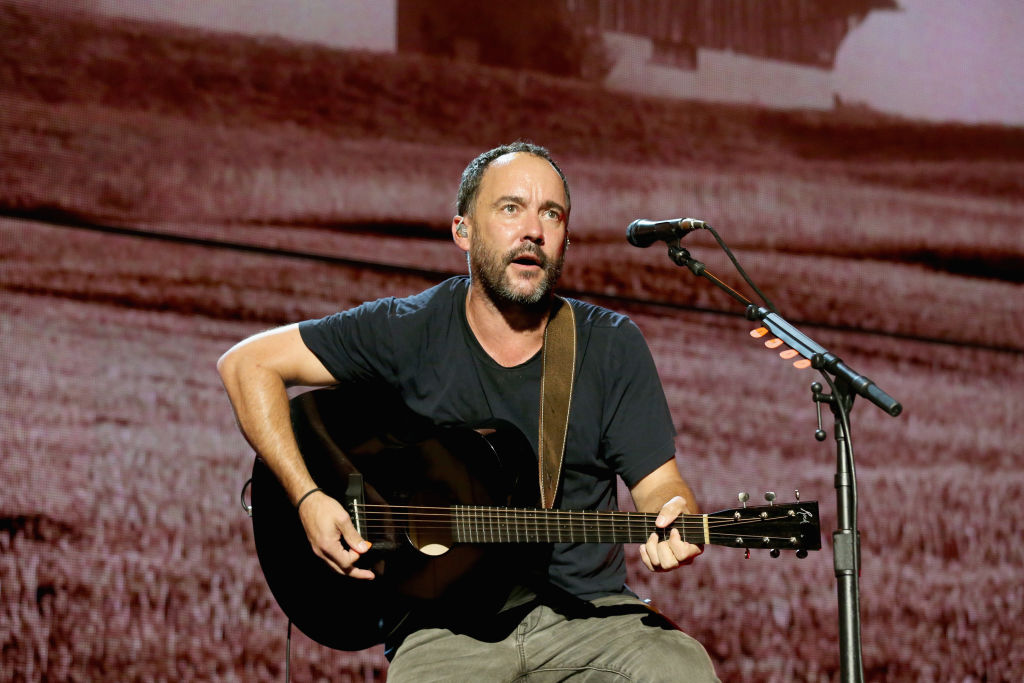 Dave Matthews performing at Farm Aid 34