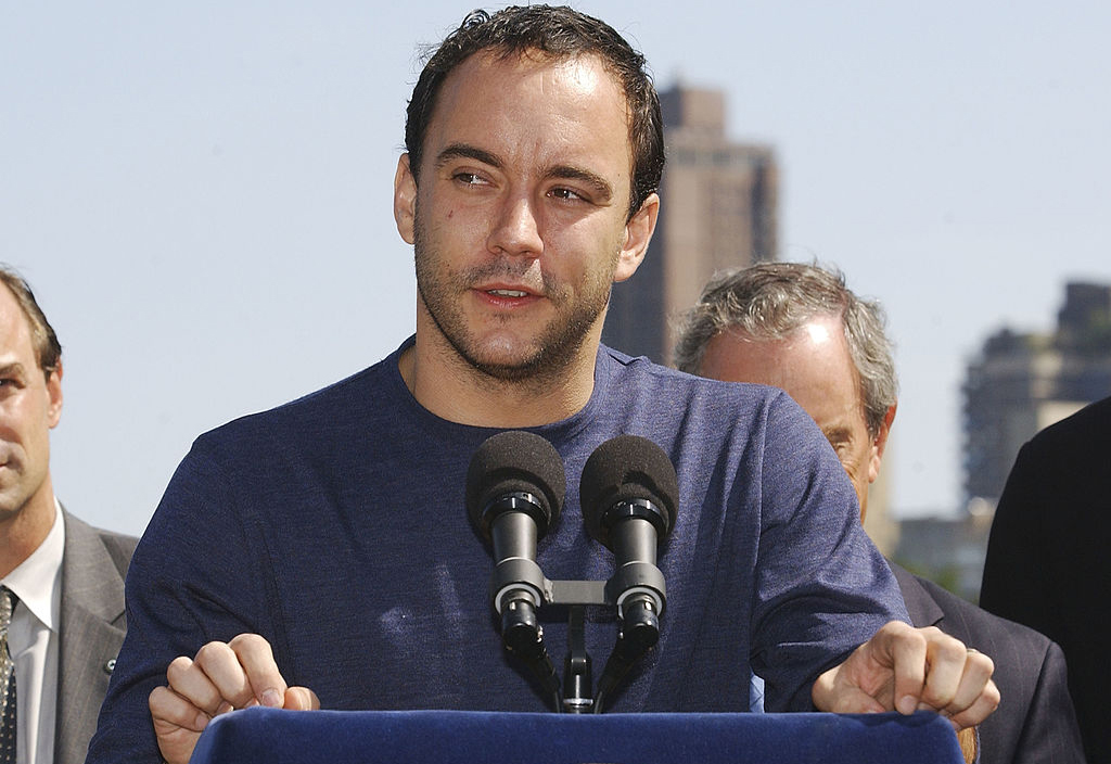 Dave Matthews speaking out his free Central Park concert 
