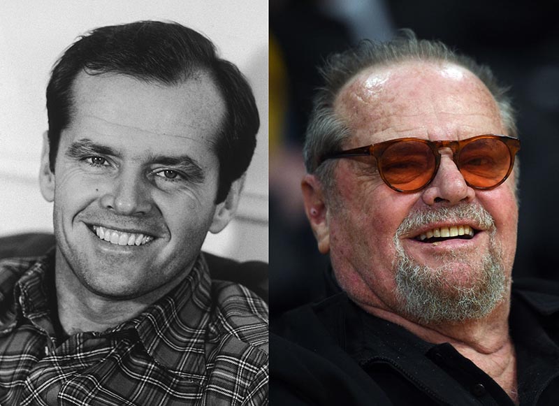 Young Jack's headshot is beside and older and heavier Jack.