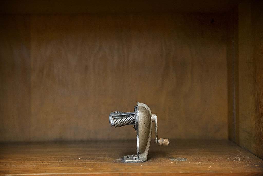 Old-Fashioned Crank Pencil Sharpeners Are Few And Far Between