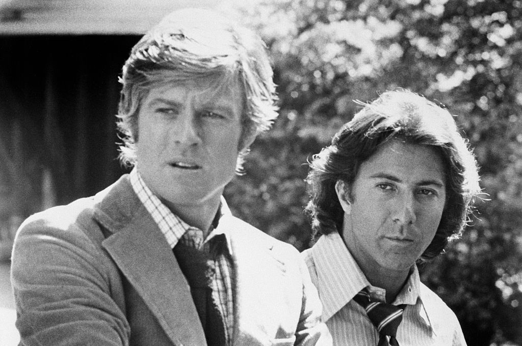 Hoffman and Redford in the film