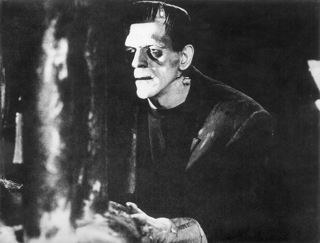 boris karloff as frankenstein