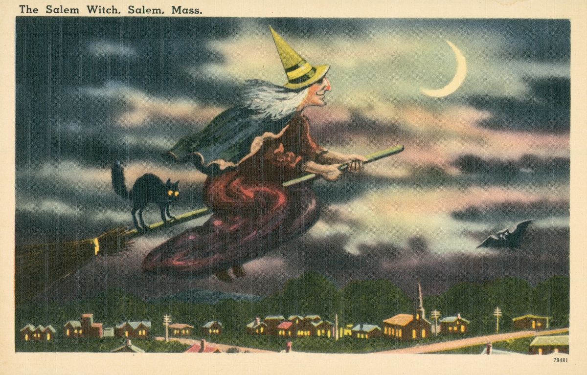 Artwork called The Salem Witch, Salem, Massachusetts, 1924.