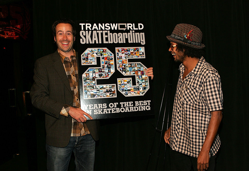 Lee at the Transworld skateboarding awards