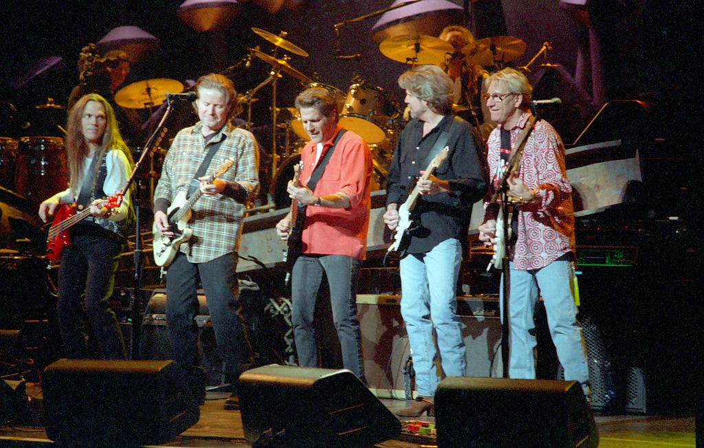 The Eagles playing at the Target Center in 1995