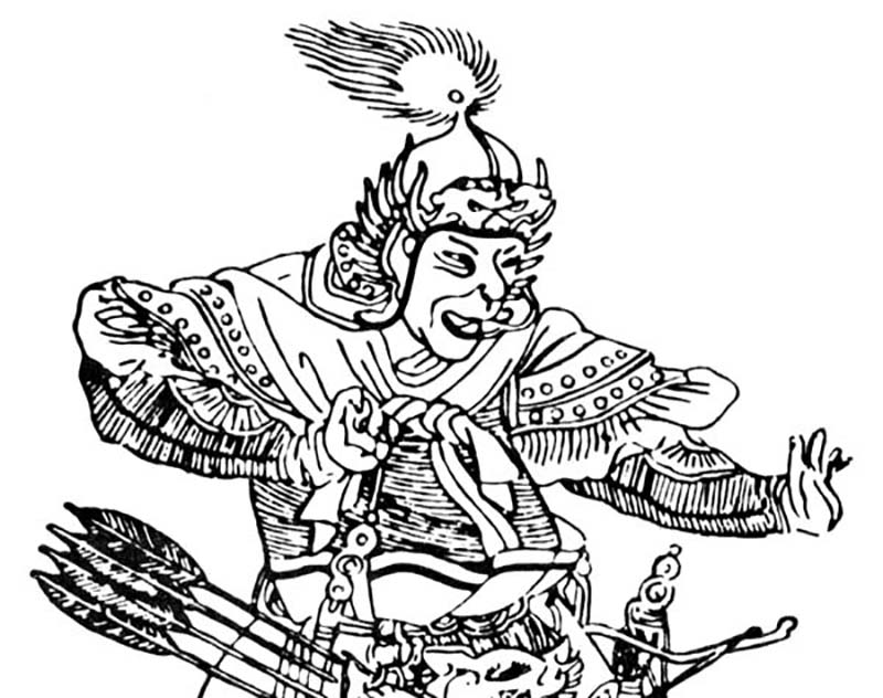 Illustration of Genghis Khan's general, Subutai