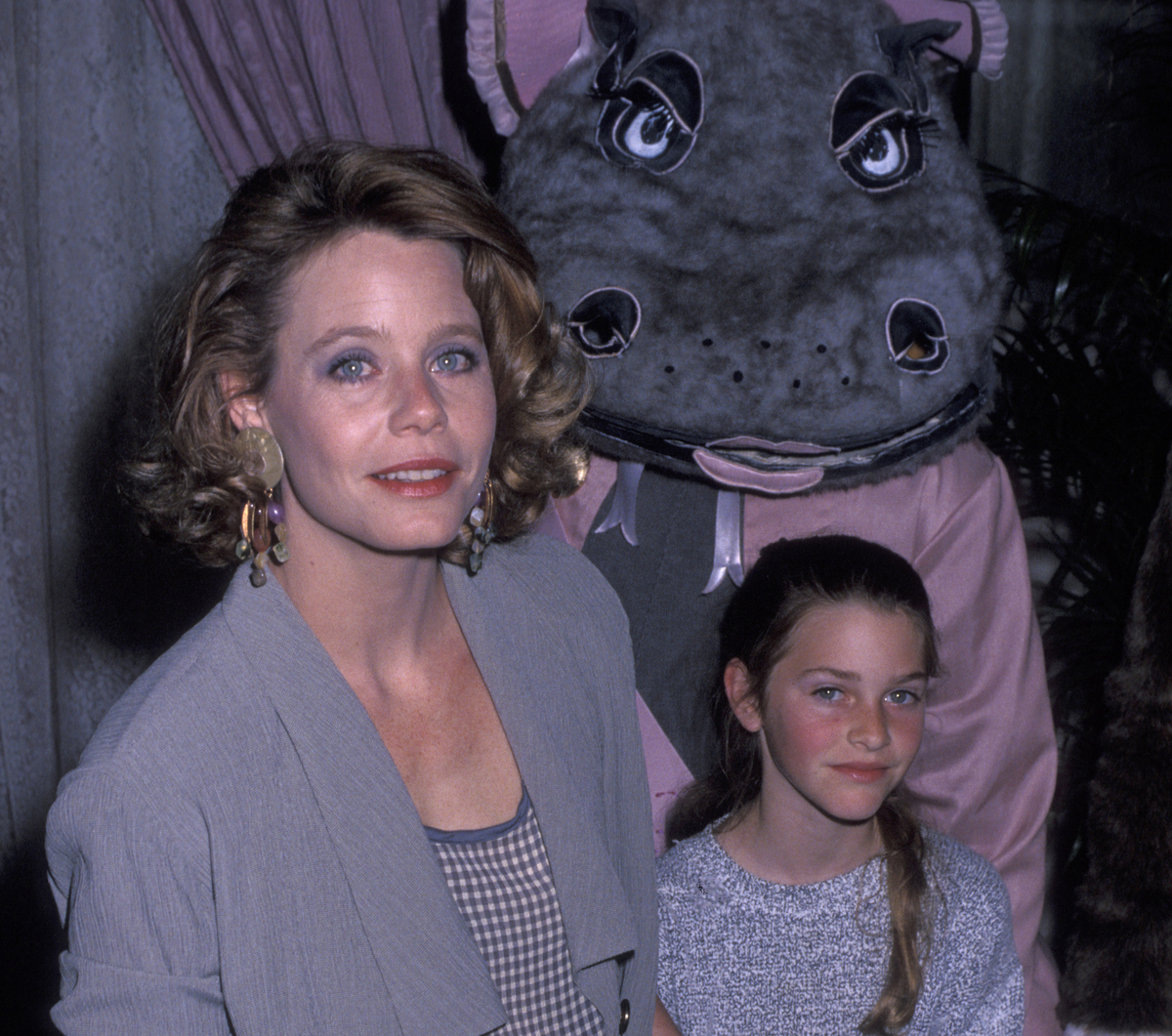 Susan Dey and Sarah Sofronski hold hands during 8th Annual Mother Daughter Fashion Show