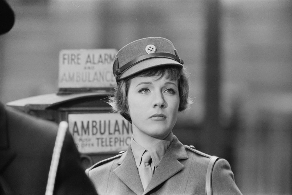 Andrews wears a straight face while in a uniform.
