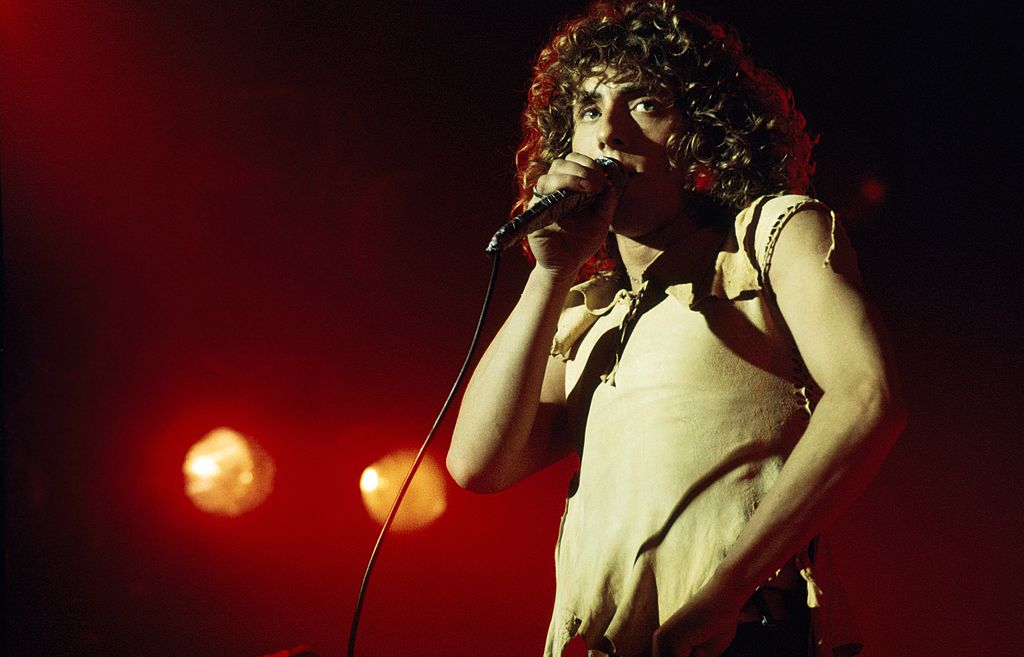 Roger Daltrey performing in France