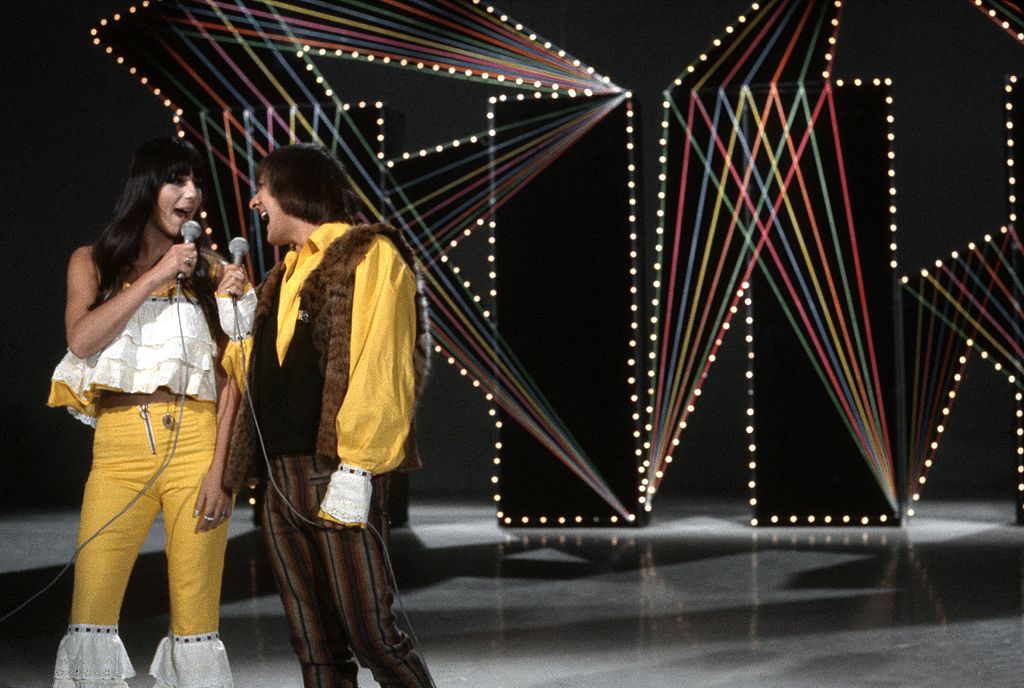 Sonny And Cher on the show Hullabaloo