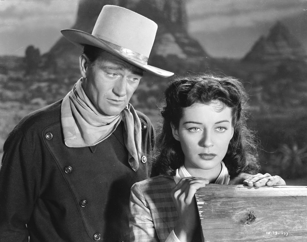 a scene from the film 'Angel and the Badman'