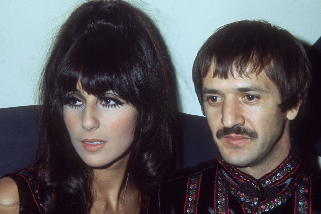 Sonny and Cher at a party