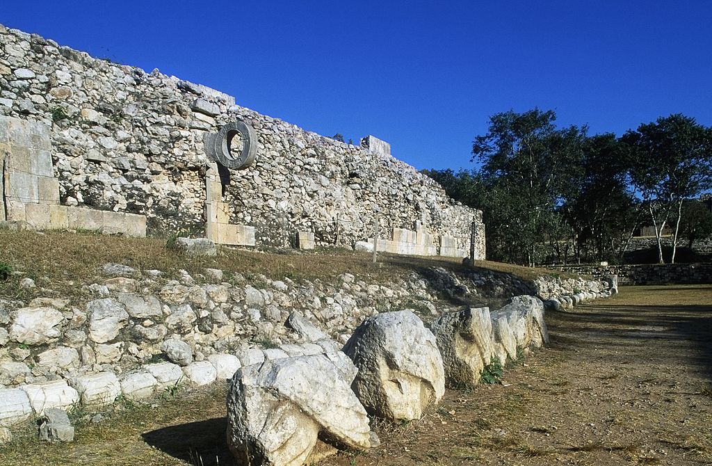 Ancient Mayan sports field