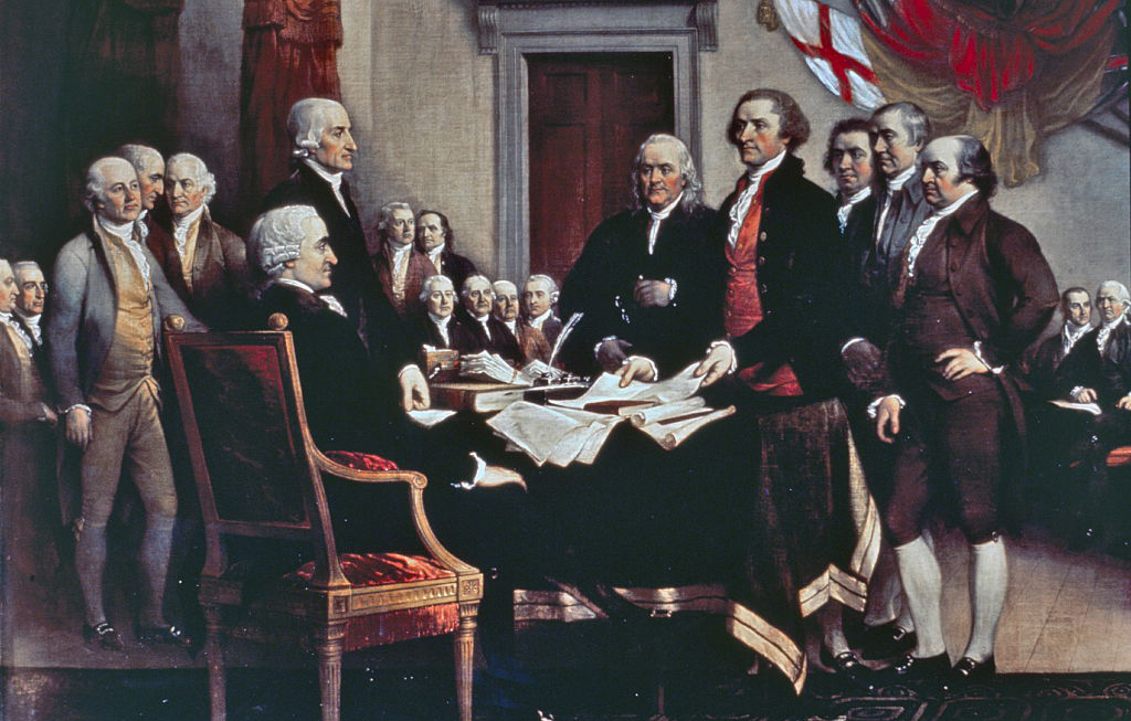 Signing the Declaration of Independence 