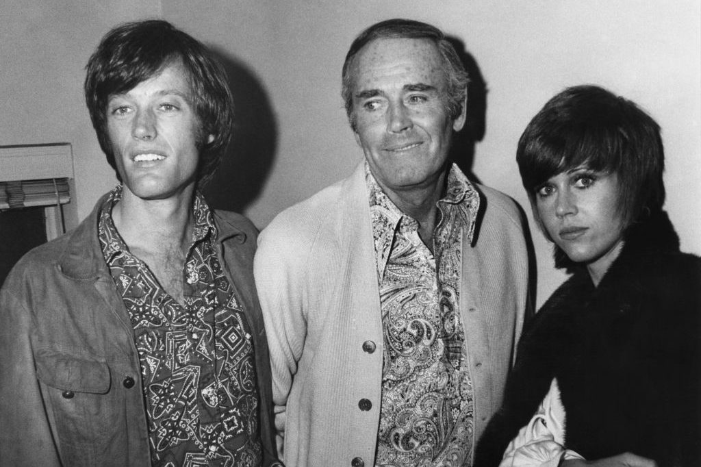 Peter with his dad and sister